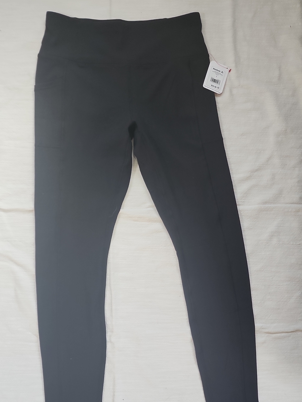 Reebok Black High-Waist Ponte Leggings